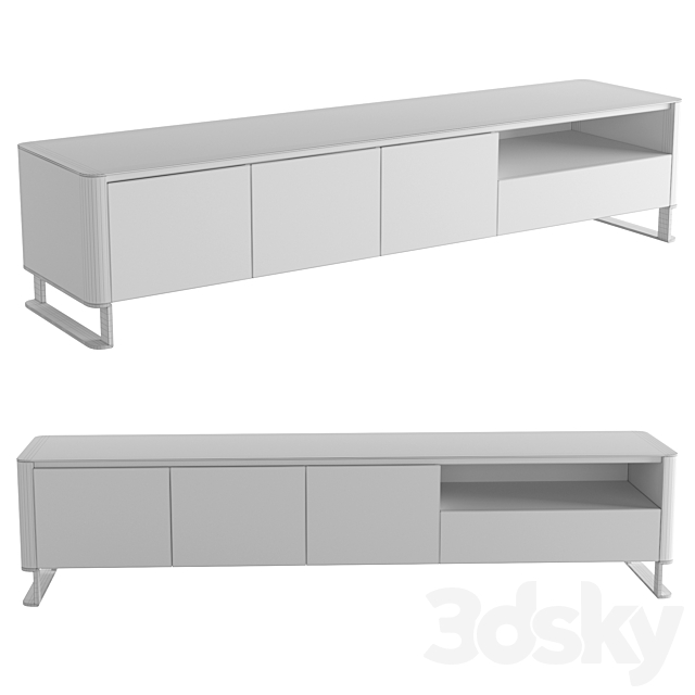 TV stand Atelier 3DSMax File - thumbnail 2