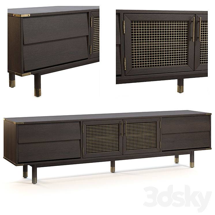 TV stand Commune ROVER TV UNIT 3DS Max - thumbnail 1