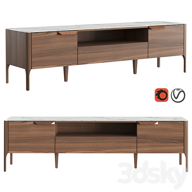 TV Stand CP1806-TV Angel Cerda 3DSMax File - thumbnail 1