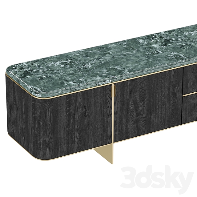 TV stand Dean 2.5 meters 3DSMax File - thumbnail 3