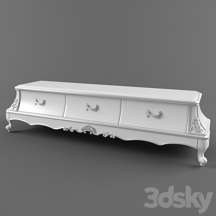 TV Stand Fanteri 3DS Max - thumbnail 1