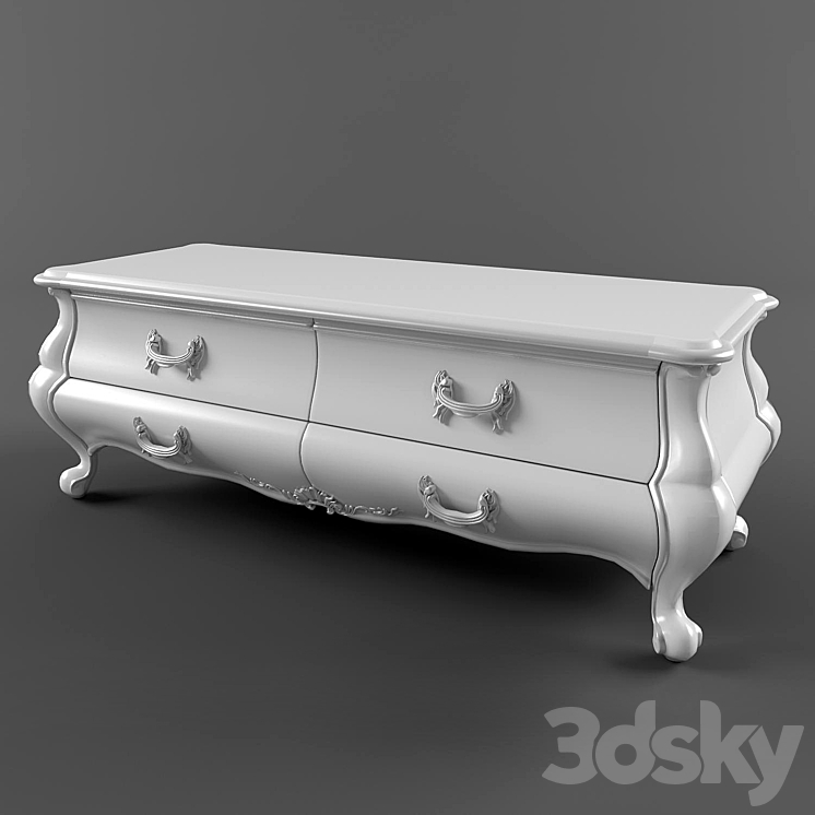 TV Stand Fanteri 3DS Max - thumbnail 1