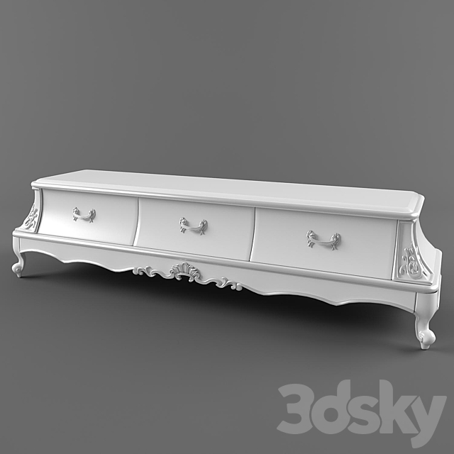 TV Stand Fanteri 3DS Max Model - thumbnail 1