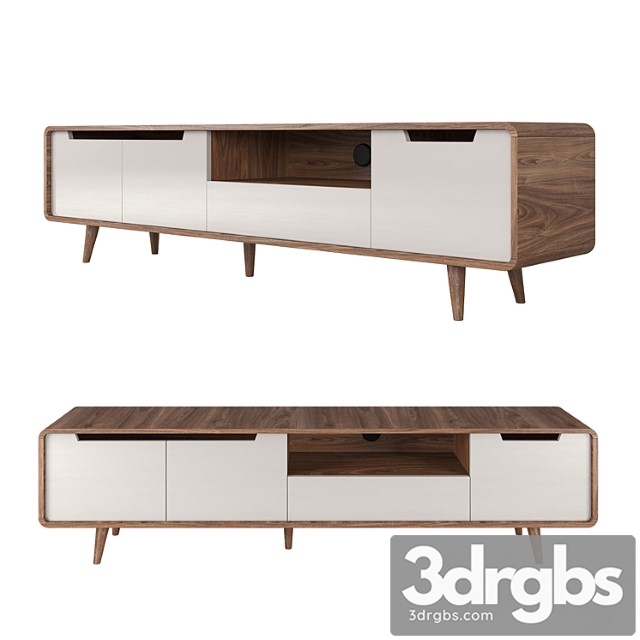 Tv stand hampton gray - thumbnail 1