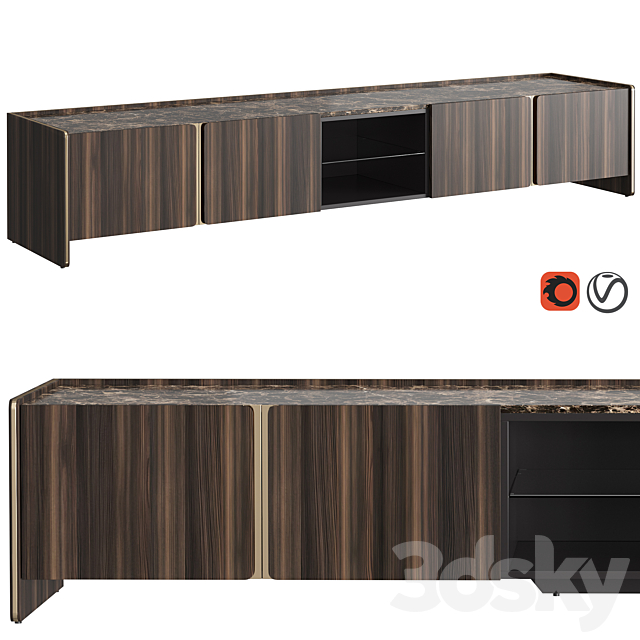 TV stand Havasu 3DSMax File - thumbnail 1