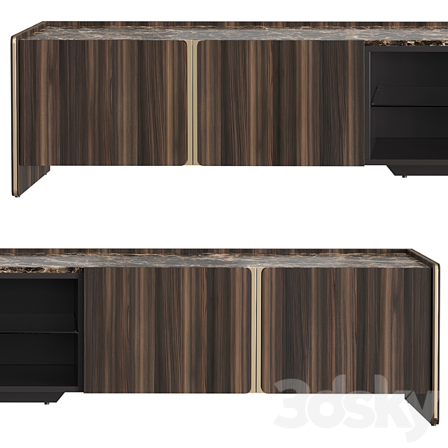 TV stand Havasu 3DSMax File - thumbnail 2