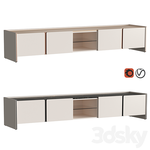 TV stand Havasu 3DSMax File - thumbnail 1