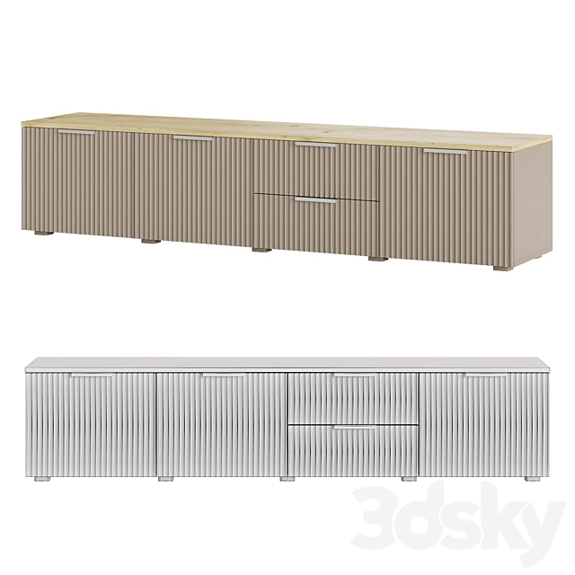 TV stand Jensson 3ds Max - thumbnail 3