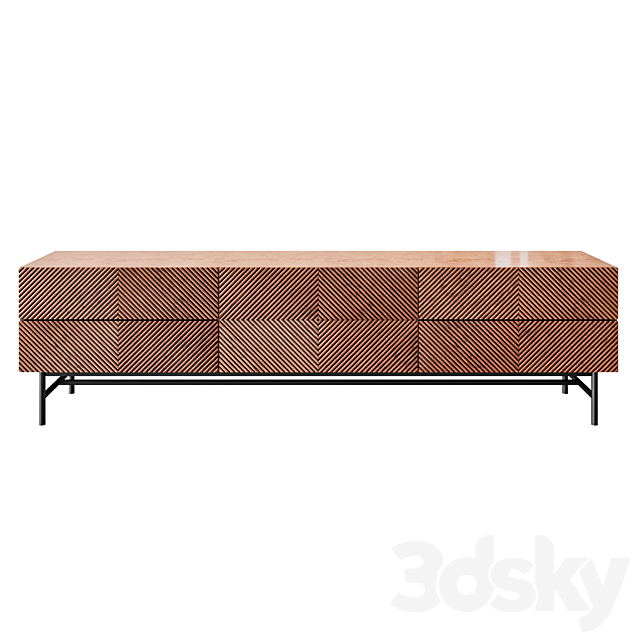 TV stand Jerem La Redout 3DS Max Model - thumbnail 3