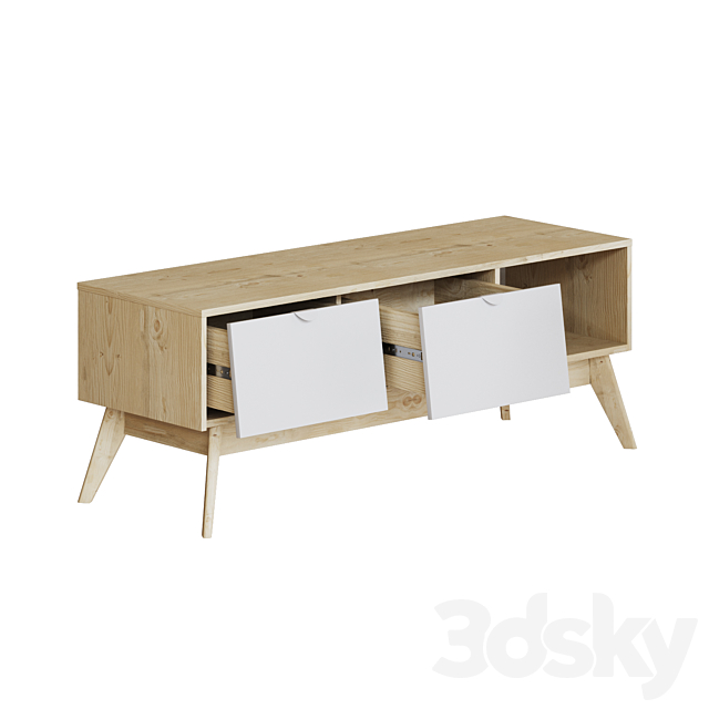 TV stand Leslie 3ds Max - thumbnail 2