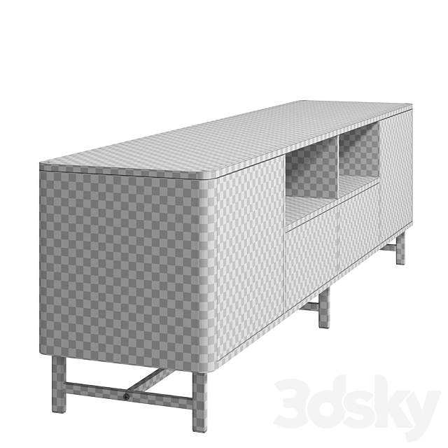 TV stand Loft & Found SYLVIA 3DSMax File - thumbnail 4