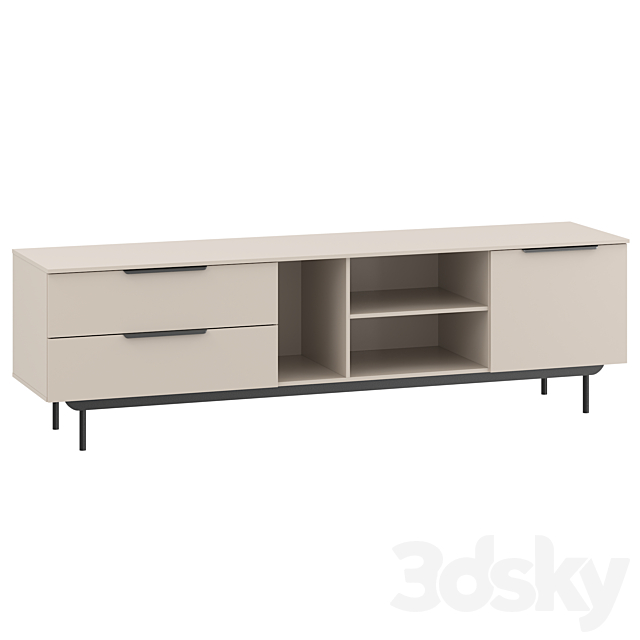 TV stand Quelen 2 3DS Max Model - thumbnail 2