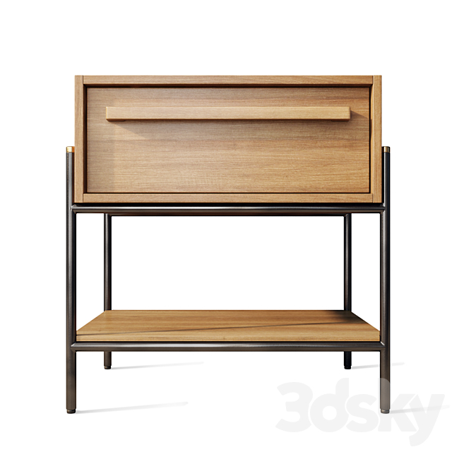 Tv stand sideboard nightstand Outline Teak House 3ds Max - thumbnail 3