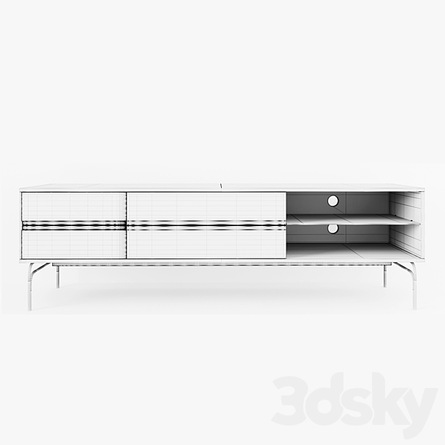 TV stand Tara  | TV cabinet Tara 3DS Max Model - thumbnail 2