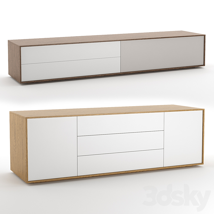 TV stands SK Design BORGE 3DS Max Model - thumbnail 2