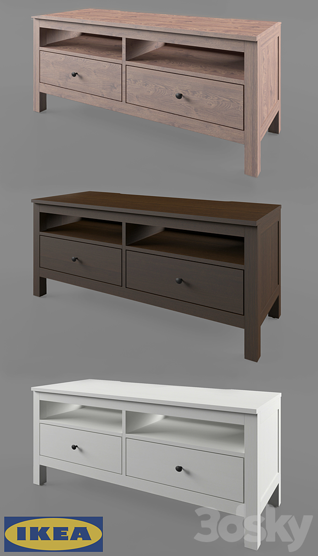 TV-TV. IKEA Hemnes series 3DSMax File - thumbnail 1