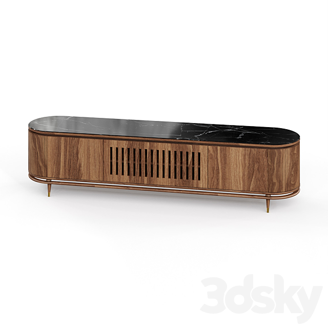 TV Unit sub module Coco 3DS Max Model - thumbnail 2