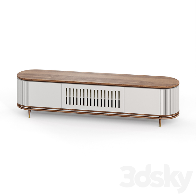 TV Unit sub module Coco 3DS Max Model - thumbnail 3