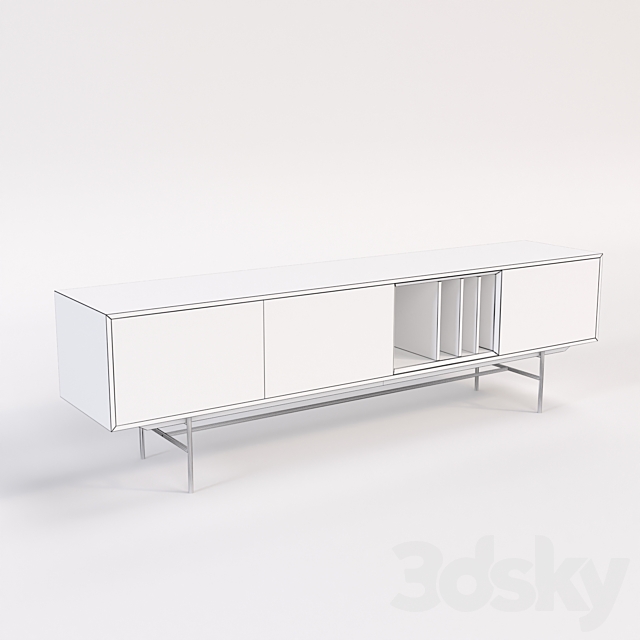 Valencia TV Cabinet by Unico Milano 3DSMax File - thumbnail 3