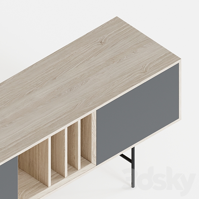 Valencia TV Cabinet by Unico Milano 3DSMax File - thumbnail 4