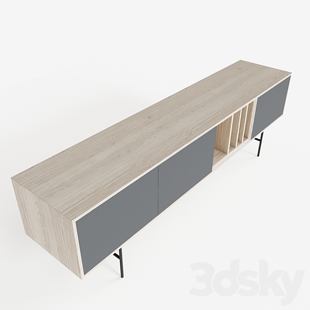 Valencia TV Cabinet by Unico Milano 3DSMax File - thumbnail 5