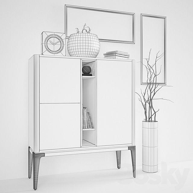 Vanguardconcept Stockholm Bar Cabinet 3DSMax File - thumbnail 3