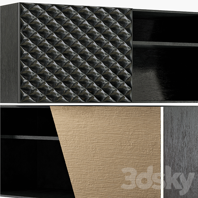 VB cabinet 3DS Max Model - thumbnail 2