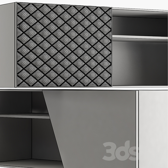 VB cabinet 3DS Max Model - thumbnail 3