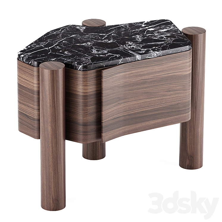 VILLA Side Table by OKHA 3DS Max - thumbnail 1