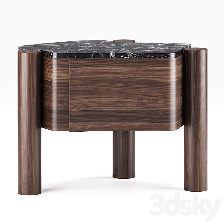 VILLA Side Table by OKHA 3DS Max - thumbnail 2