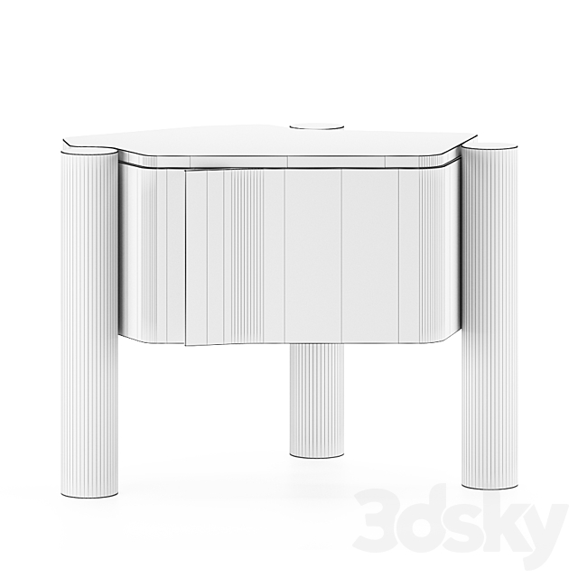 VILLA Side Table by OKHA 3DSMax File - thumbnail 3