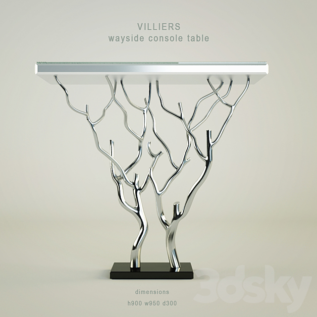 Villers Wayside console table 3DSMax File - thumbnail 1