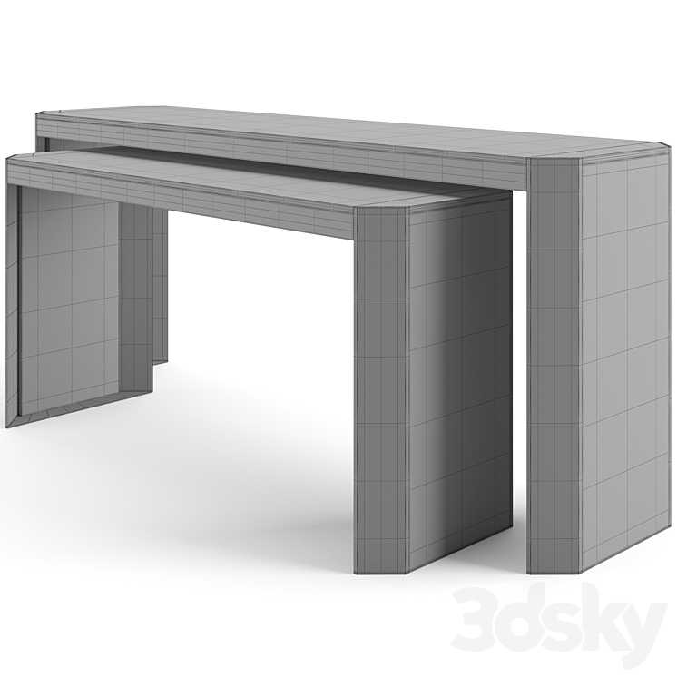 Visionnaire Barret console 3DS Max Model - thumbnail 2