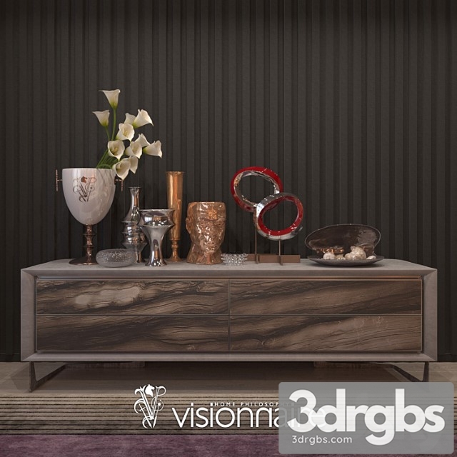 Visionnaire decor set 2 3dsmax Download - thumbnail 1