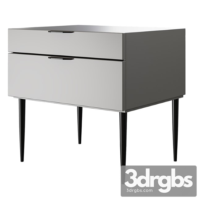 Visney c2 gray bedside table - thumbnail 1