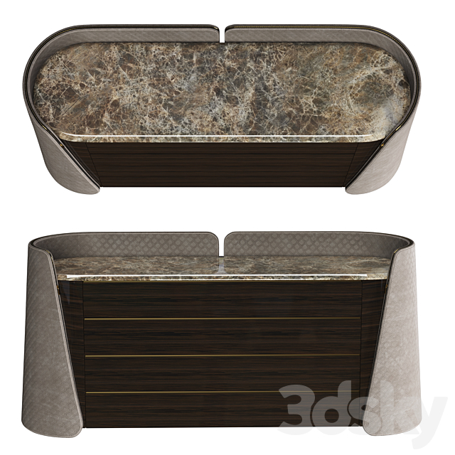 Vittoria Frigerio Contarini sideboard 3DS Max Model - thumbnail 2