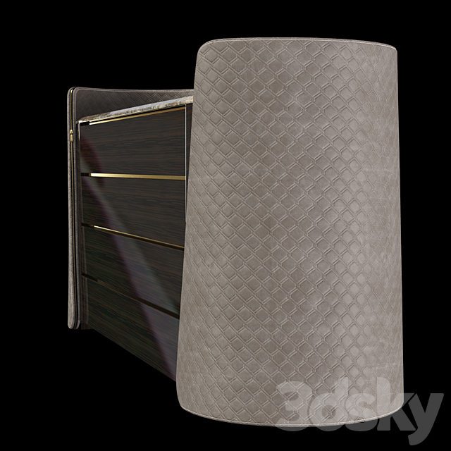 Vittoria Frigerio Contarini sideboard 3DS Max Model - thumbnail 4