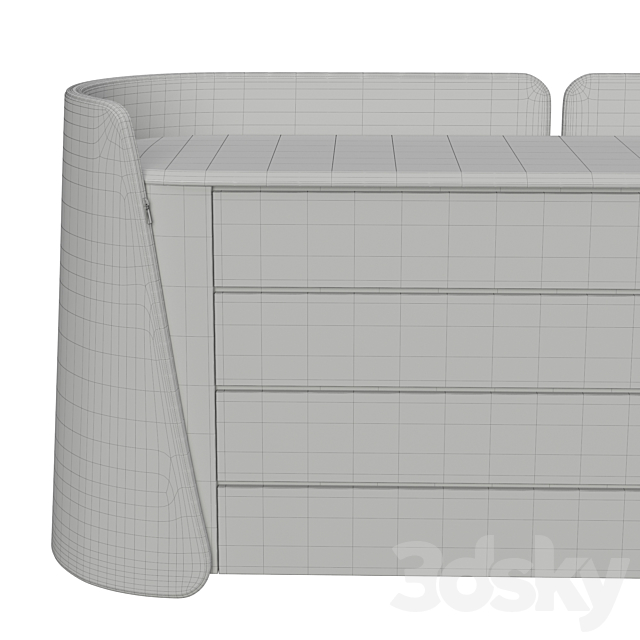 Vittoria Frigerio Contarini sideboard 3DS Max Model - thumbnail 5