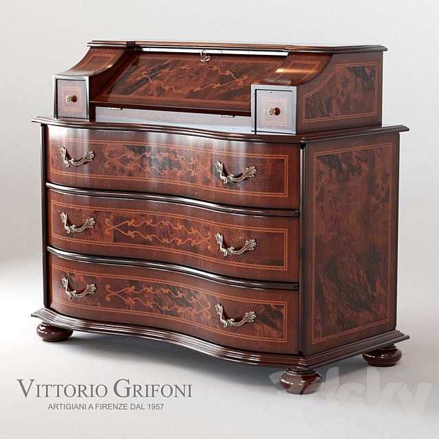 Vittorio Grifoni 1184 bureau 3DSMax File - thumbnail 1