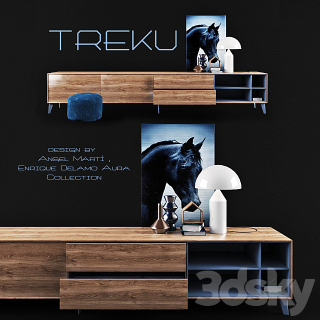 Wall storage _ AURA C5 _ TREKU 3DSMax File - thumbnail 1