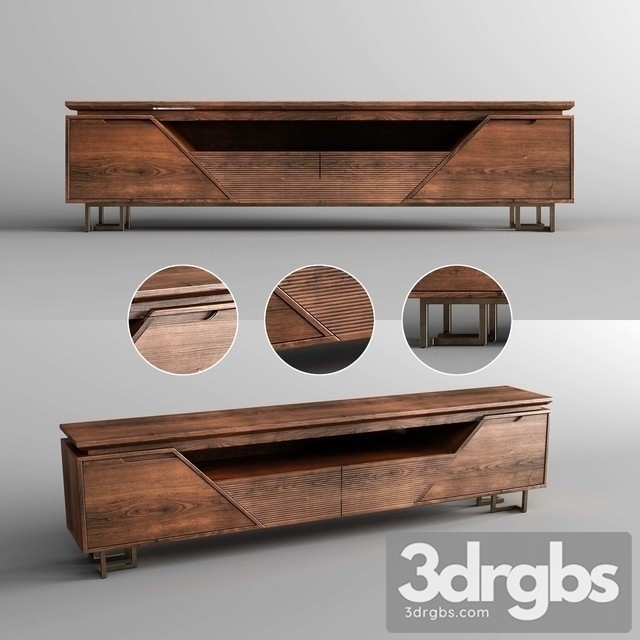 Wanut Chest Of Drawer 3dsmax Download - thumbnail 1