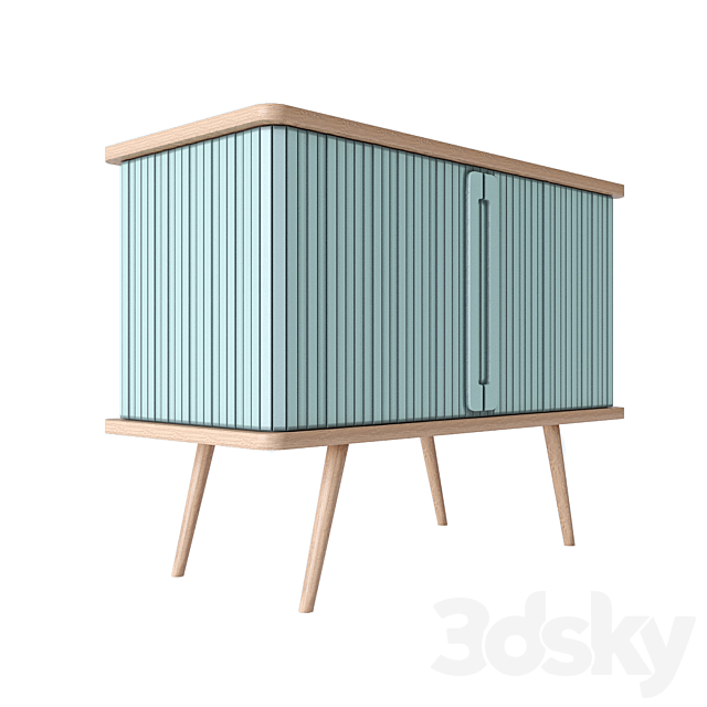 Wapong low sideboard 3DSMax File - thumbnail 3