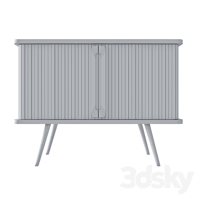 Wapong low sideboard 3DSMax File - thumbnail 4