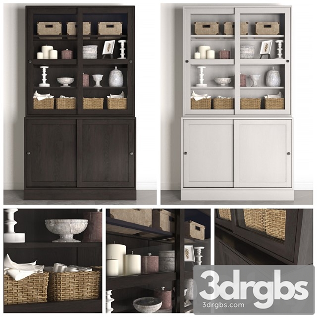 Wardrobe Khavsta Navsta With Sliding Doors 3dsmax Download - thumbnail 1