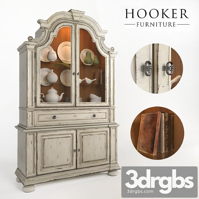 Wardrobe Sanctuary Hooker Furniture 3 3dsmax Download - thumbnail 1