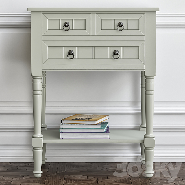 WayFair Wedgewood Console Table 3DSMax File - thumbnail 1