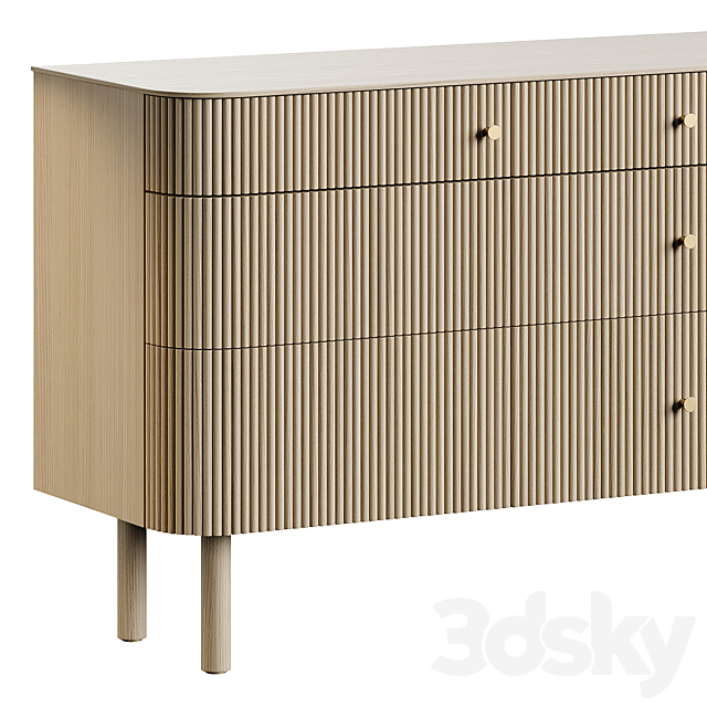 WeatElm Ellington Sideboard 3DSMax File - thumbnail 4