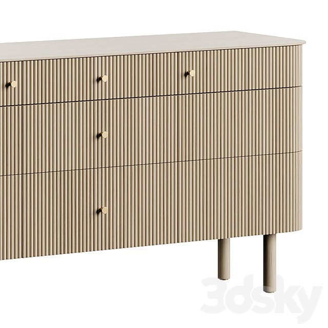 WeatElm Ellington Sideboard 3DSMax File - thumbnail 5