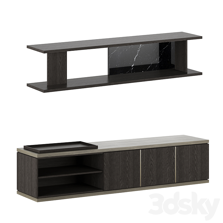 Will & Lora TV Units by Laskasas 3DS Max Model - thumbnail 1