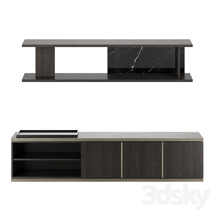 Will & Lora TV Units by Laskasas 3DS Max Model - thumbnail 2